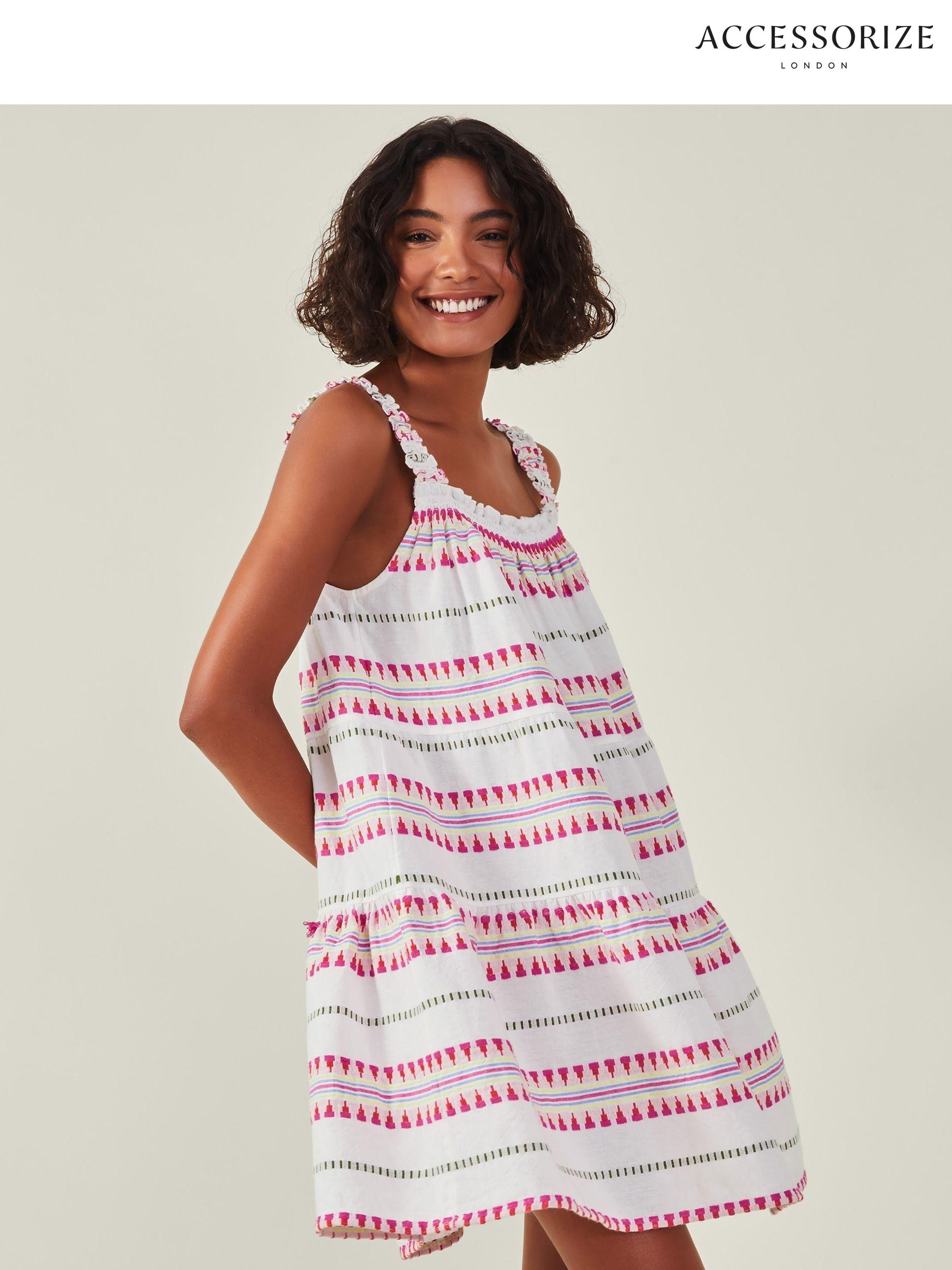 Women s Natural Summer Dress Stripe Sleeveless Dresses Next Estonia