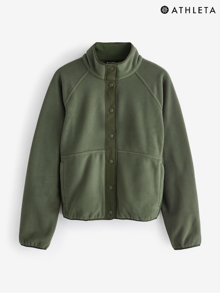 Athleta Green Overlook Microfleece Jumper Fleece (E65301) | €179