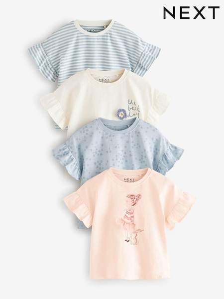 Azul - Short Sleeve T-Shirt 4 Pack (3mths-7yrs) (E65363) | 25 € - 30 €