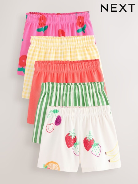 Fruit rouge - Ribbed Shorts 5 Pack (3mths-7yrs) (E65369) | 28 € - 34 €