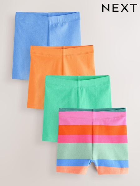 Orange Cycle Shorts 4 Pack (3mths-7yrs) (E65376) | $19 - $25