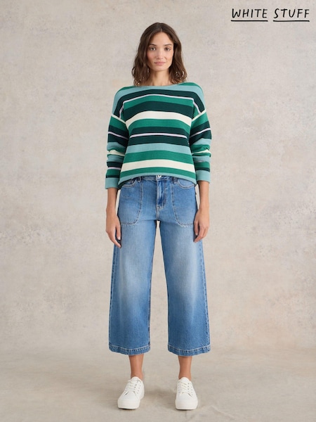 White Stuff Jana Stripe Jumper (E65523) | 303 LEI