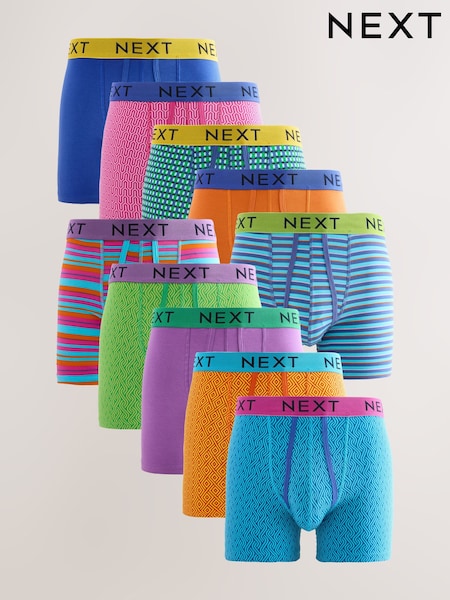 Bright Spot Stripe 10 pack A-Front Boxers (E65565) | €55