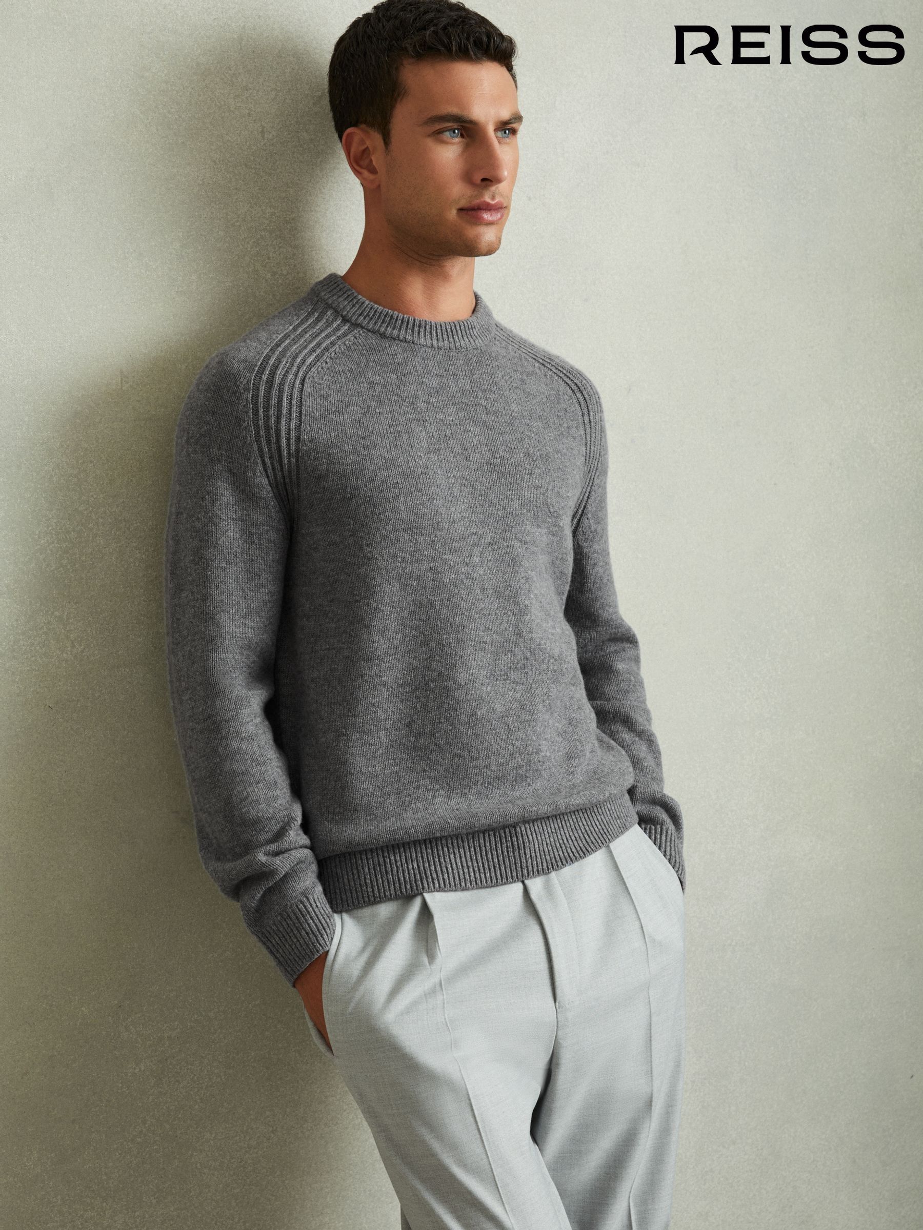 Reiss grey jumper store