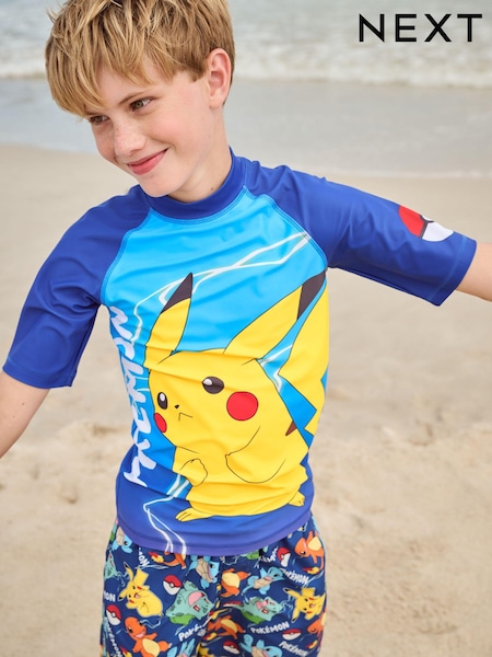 Pokemon Rash Vest (3-16yrs) (3-16yrs) (E65688) | €17 - €29