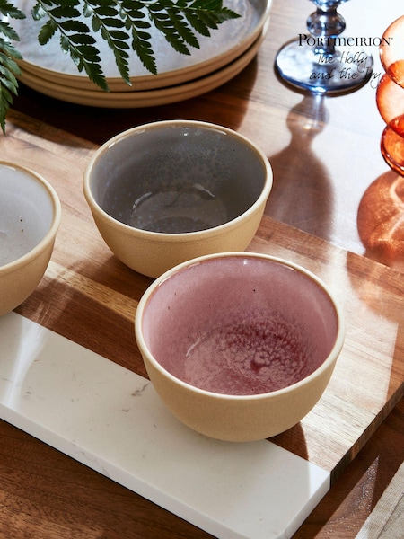Portmeirion Rose Quartz Minerals Medium Set of 4 Cereal Bowls (E65967) | €63
