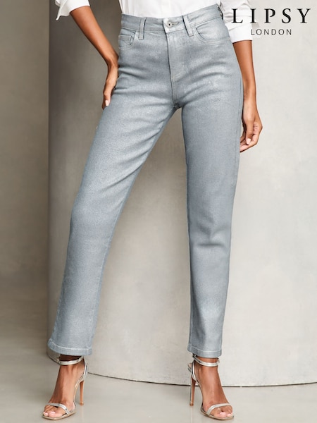 Lipsy High Waist Straight Leg Jeans (E66018) | 48 €