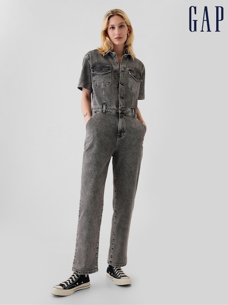 Gap Black Denim Jumpsuit (E66057) | €45