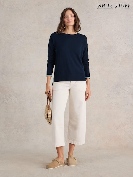 White Stuff Navy Olive Jumper (E66183) | 283 QAR