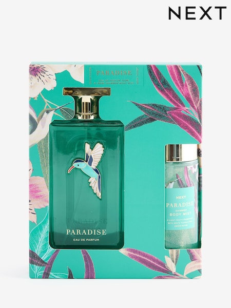 Paradise 100ml Perfume and 145ml Shimmer Body Mist Gift Set (E66286) | €28