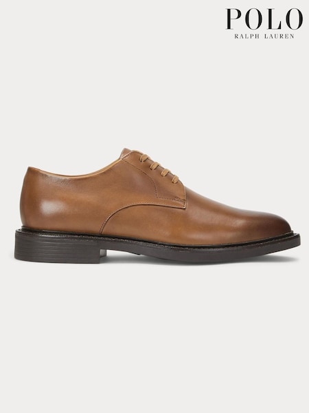 Braun - Polo Ralph Lauren Asher Burnished Leather Derby Shoes (E66307) | 145 €