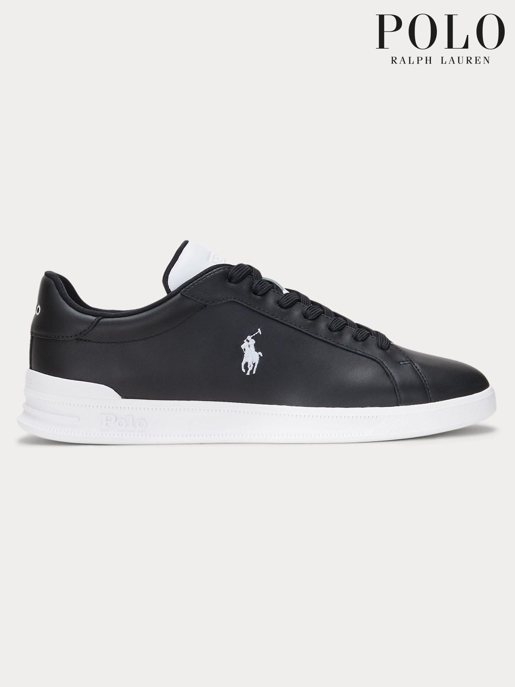 Polo black trainers shop