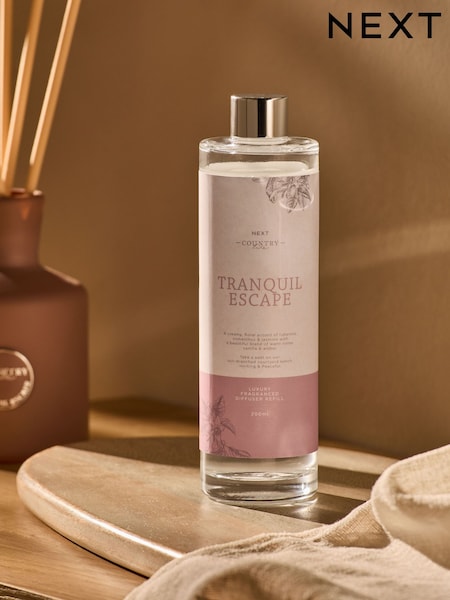 Country Luxe Sunset Escape Jasmine and Pink Pepper 200ml Luxury Fragranced Reed Refill Diffuser (E66354) | €21