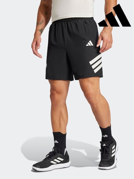 adidas Black Icon 3-Stripes Shorts (E66438) | €50