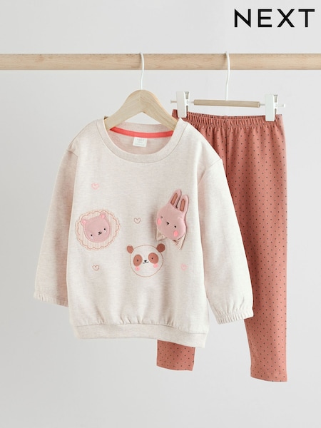 Kellanruskea Brown Wadded Hahmo- - Sweater And Leggings Set (E66467) | €20 - €23