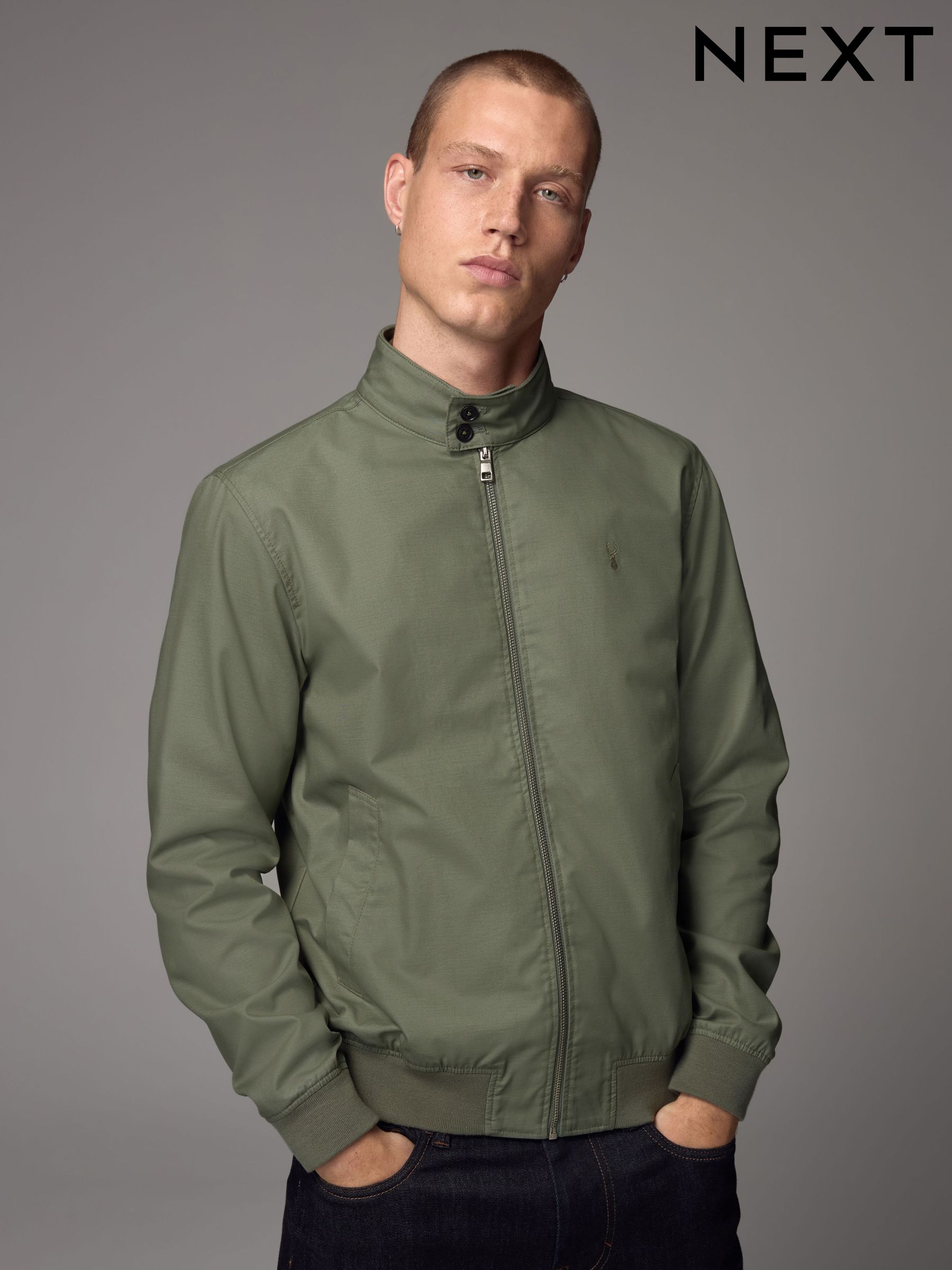 Buy Men's Collection Green Harrington Online | Next USA
