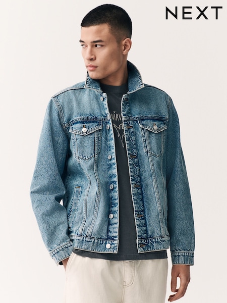 Blue Denim Jacket (E66531) | kr730