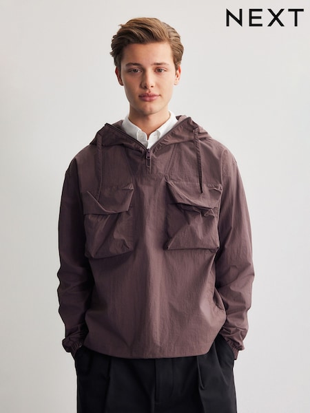 Purple Overhead Quarter Zip Jacket (E66548) | €51