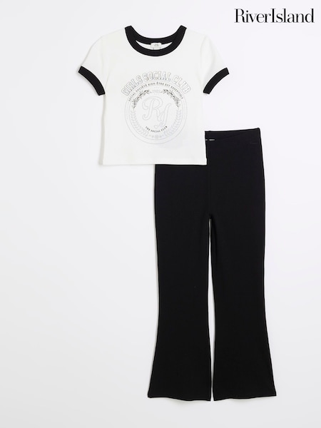 River Island 100% Cotton Top and Leggings Set (E66597) | 125 LEI