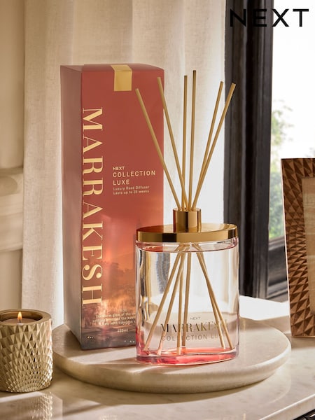 Collection Luxe Marrakesh Cardomom and Vetiver 170ml Luxury Fragranced Reed Diffuser (E66621) | €31