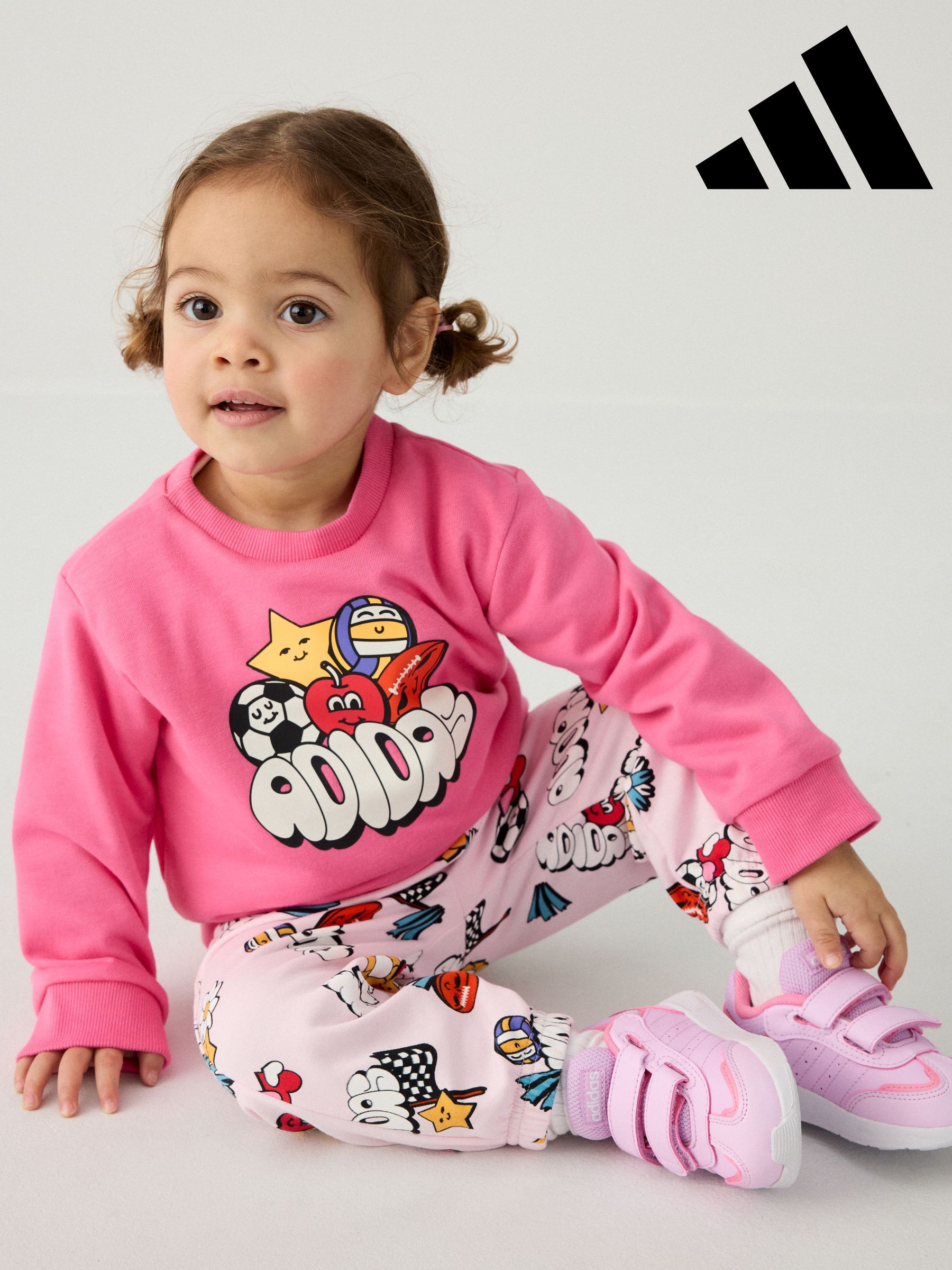 adidas tracksuit infant girl