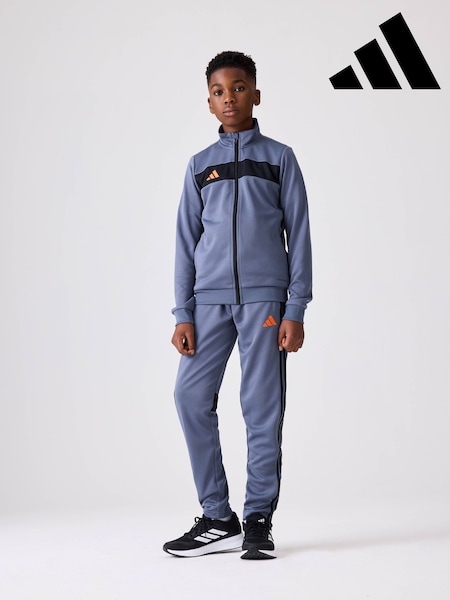 adidas Grey Tiro Essentials Tracksuit (E66816) | €53