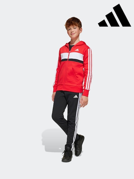 adidas Red 3 Stripe Tibero Tracksuit (E66826) | R$ 495