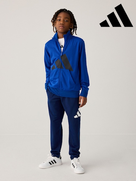 adidas Blue Large Logo Tracksuit (E66827) | kr500