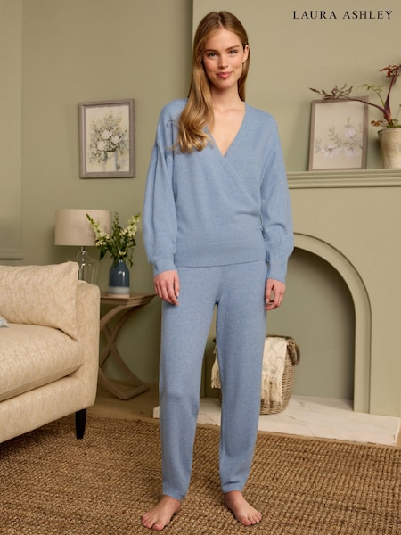 Laura Ashley Blue Knit Lounge Trousers (E66924) | 2,283 UAH