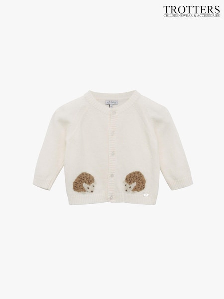 Trotters London Little Prickles White Cardigan (E66989) | 65 €