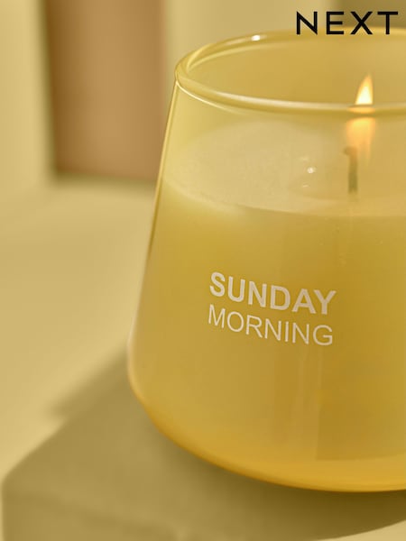 Yellow Lemon and Orange Flower Scented Candle (E67108) | €13