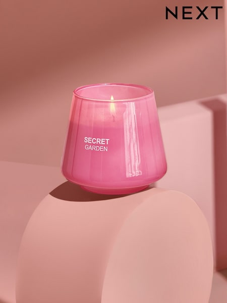 Pink Rose and Sandalwood Scented Candle (E67110) | €13