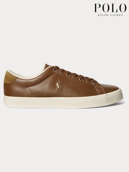 Polo Ralph Lauren Longwood Leather Trainers (E67120) | LEI 480