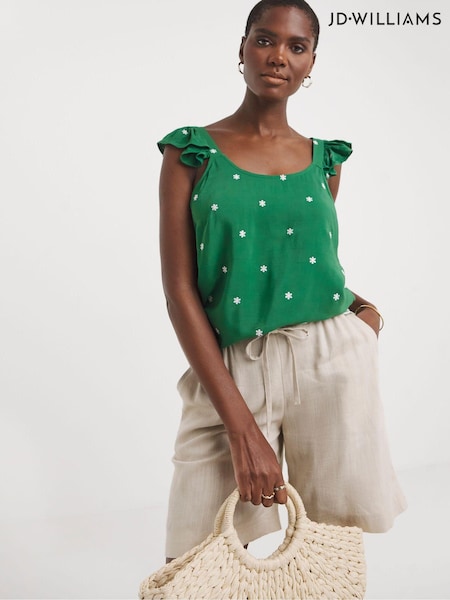 JD Williams Green JD Williams Green Broderie Cami (E67313) | €30