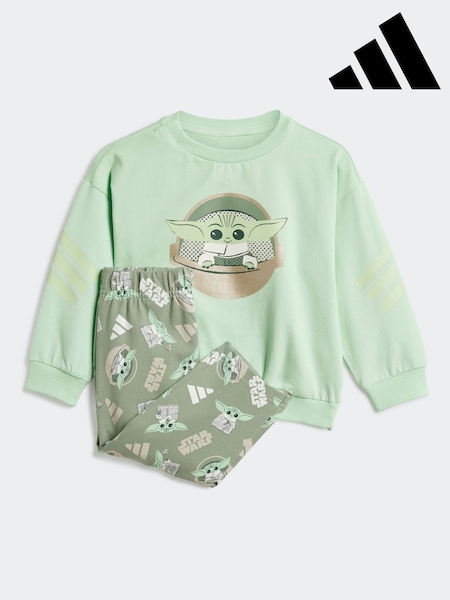 adidas Green Star Wars The Mandalorian Tracksuit (E67434) | R$ 395