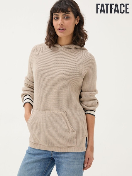 FatFace Knitted Oatmeal Lounge Hoodie (E67463) | €39.50