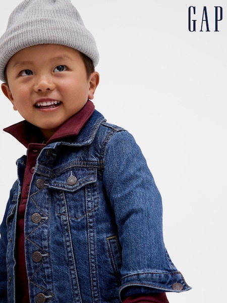 Gap Blue Icon Denim Jacket (6mths-5yrs) (E67517) | kr428