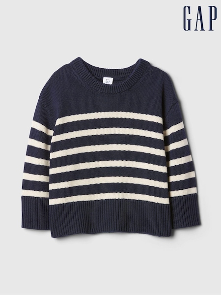Gap Blue Split-Hem Jumper (6mths-5yrs) (E67554) | €13.50