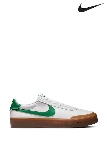 Nike White Brown Court Shot Trainers (E67648) | €86