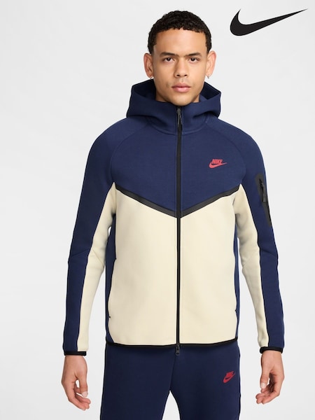 Nike Blue Tech Fleece Zip-Up Hoodie (E67703) | €140