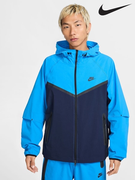 Obsidian - Hanorac de iarnă cu fermoar Nike Obsidian Tech Fleece (E67720) | 819 LEI