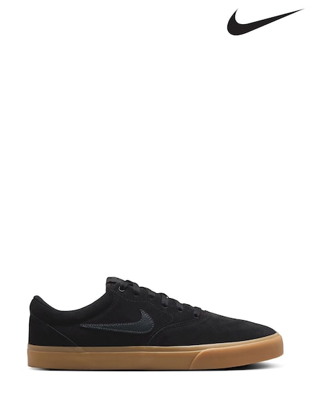 Nike Black/Grey Charge Suede Low Trainers (E67770) | €85
