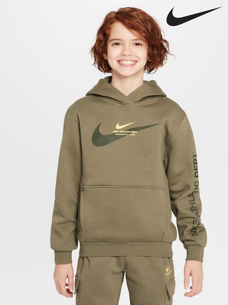 Nike Medium Olive Green Sports Inspired Overhead Hoodie (E67782) | 2,583 UAH