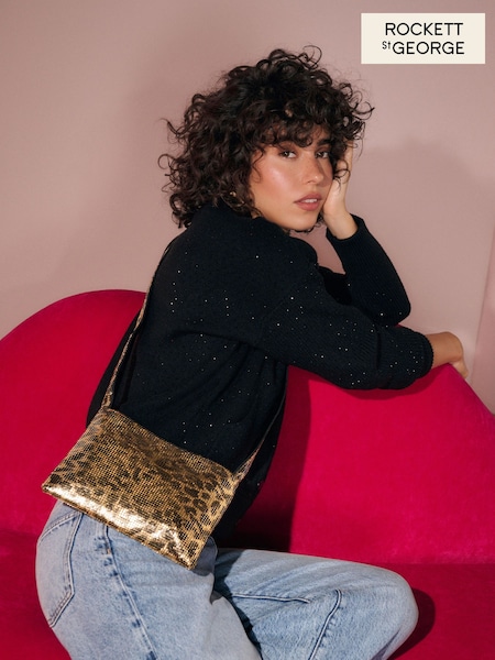 Rockett St George Chainmail Cross-Body Animal Bag (E67820) | €77
