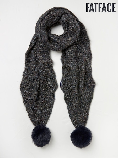 FatFace Black Sparkle Scarf (E67839) | €26