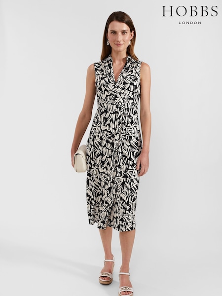 Hobbs Black Petite Clarissa Dress (E67862) | €59