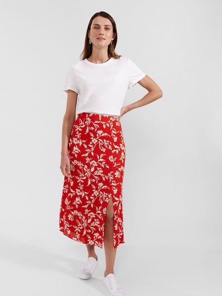 Hobbs Red Eloise Skirt (E67876) | AED320