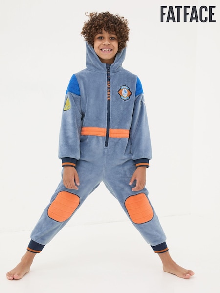 FatFace Blue Astronaut Fleece All-In-One (E67917) | €29