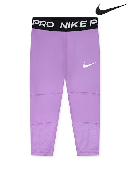 Nike Purple Little Kids Pro Dri-FIT Leggings (E67947) | €34