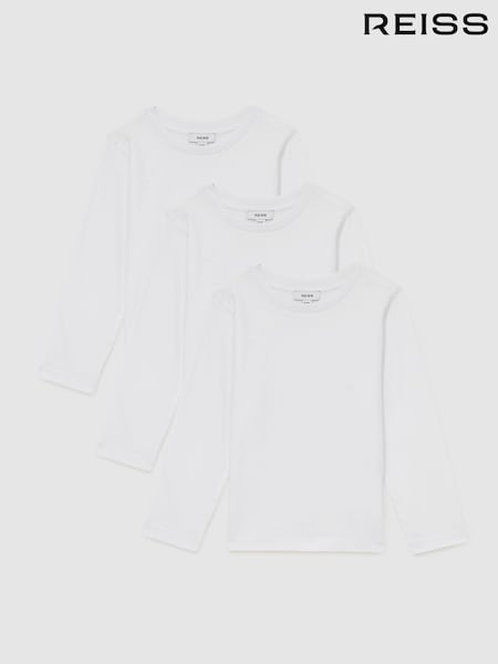 Reiss Fort 3 Pack Cotton-Jersey Long-Sleeve T-Shirts 3 Pack (E67982) | 41 €